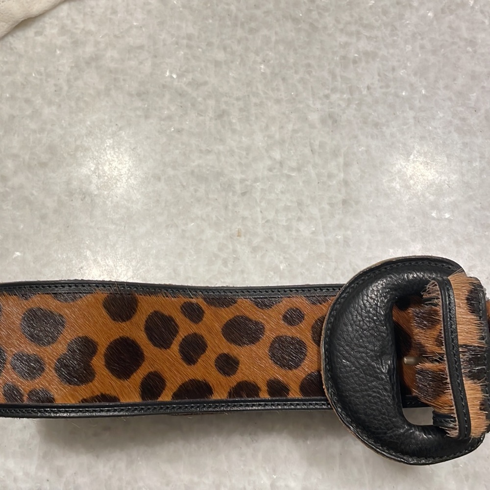 MADE IN ITALY!  Genuine Pony Hair Belt